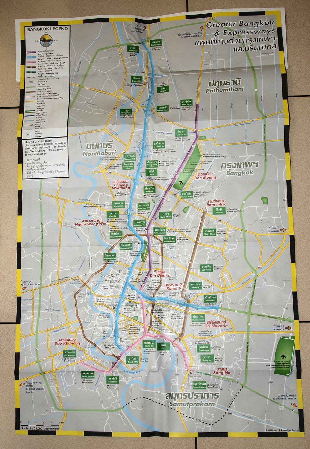 Bangkok Big Mango Map