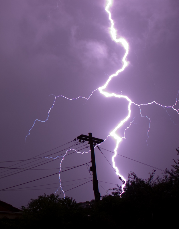 Lightning pole