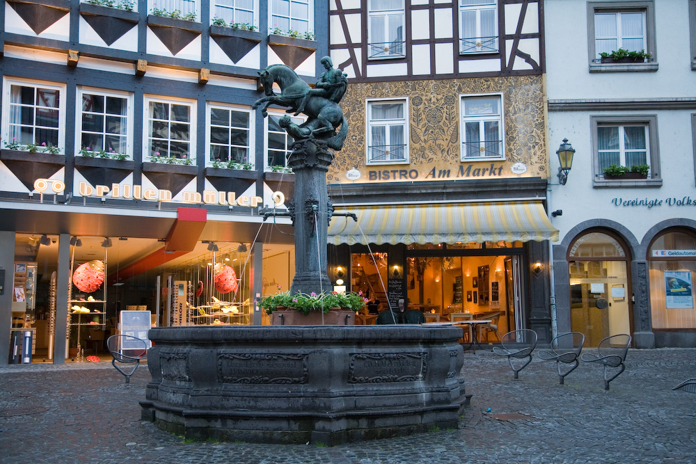 Cochem town square
