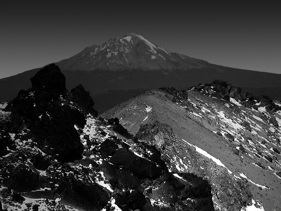 Mount Shasta from Lassen Peak