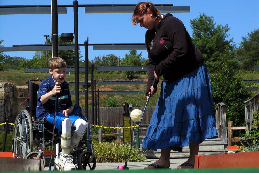 Miniature golf...