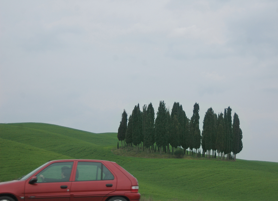 Tuscany from the AutoStrada