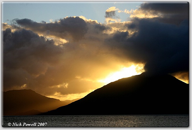 Sunset in Argyll and Bute