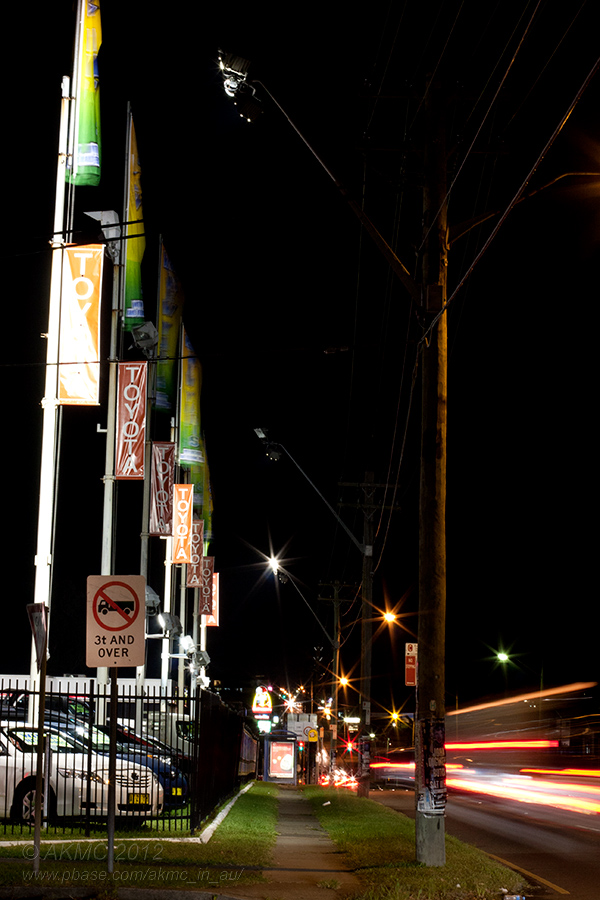 20120212_21553 Canterbury Road, Night (Sun 12 Feb)