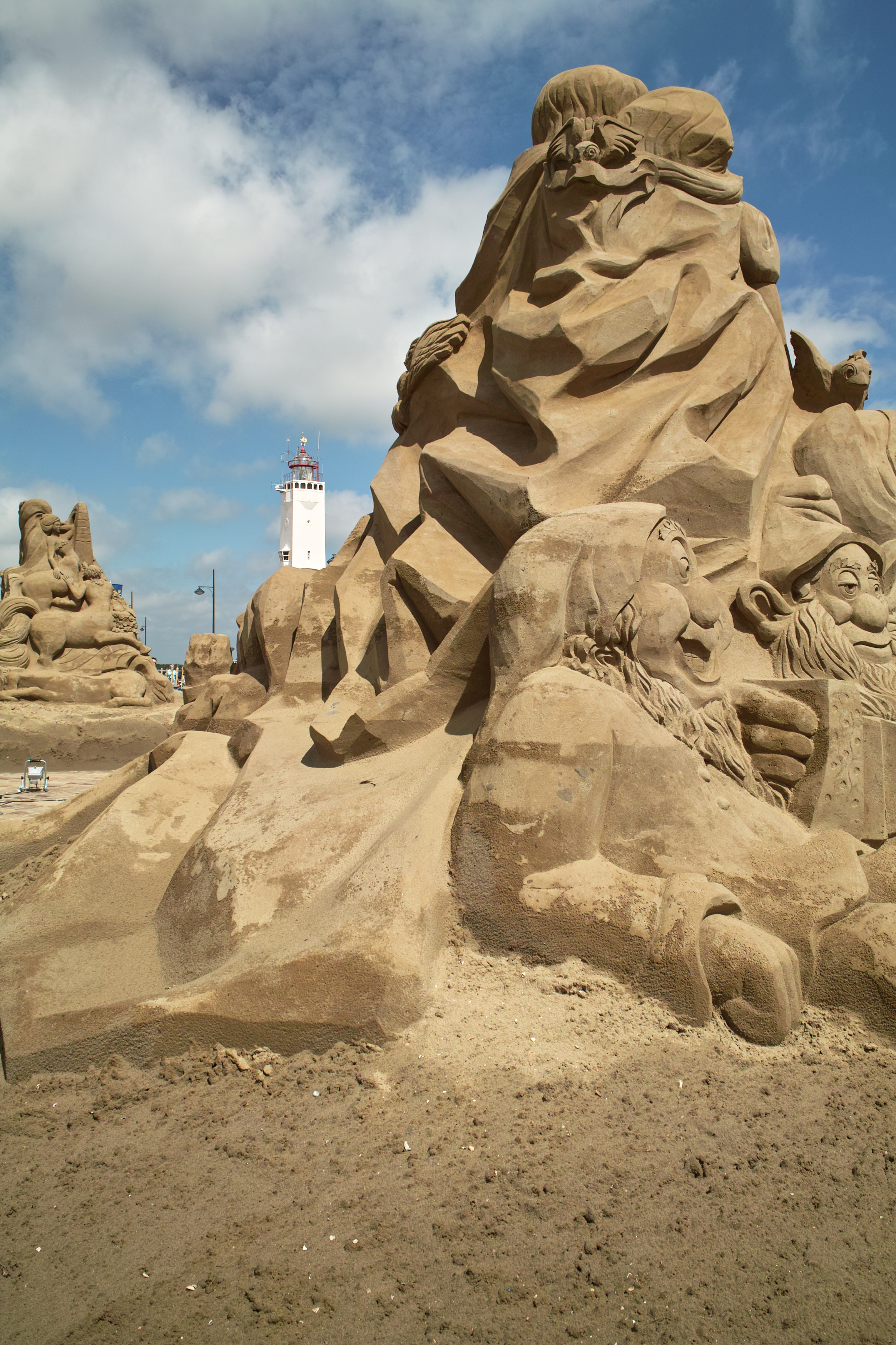 Sandsculpture contest Noordwijk