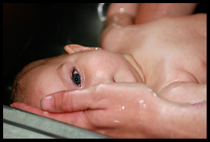 Baby, Hand & Sink