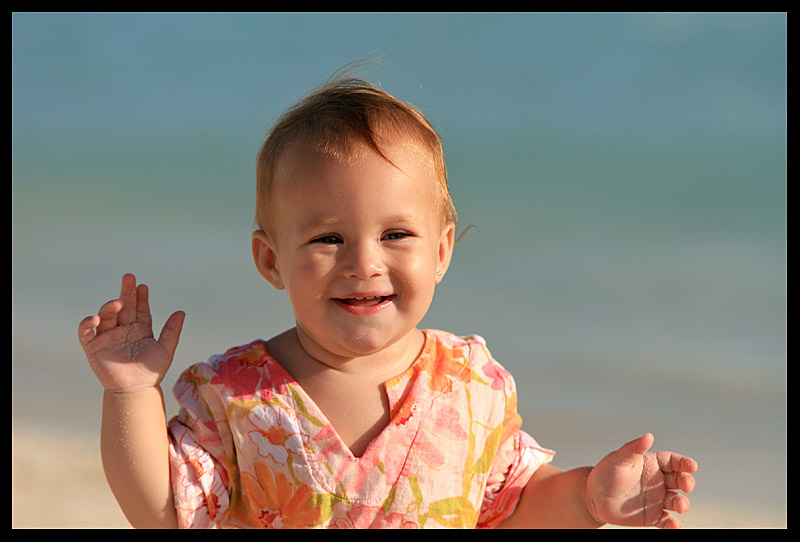 Cutest Girl on the Beach