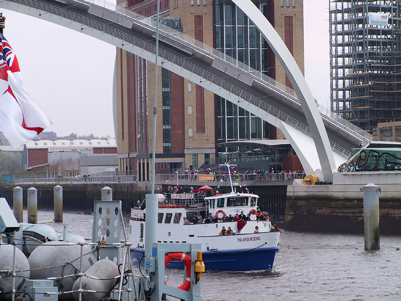 The bridge has turned