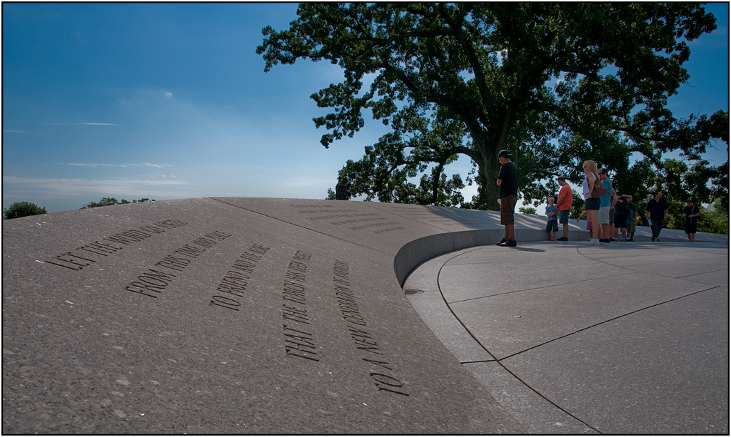 Memorial at the John F. Kennedy Burial Site