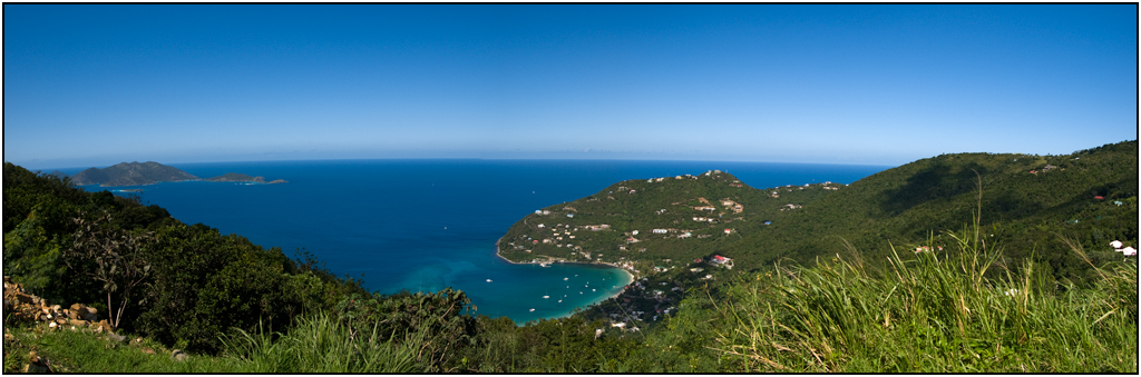 Cane Garden Bay from Mount Sage