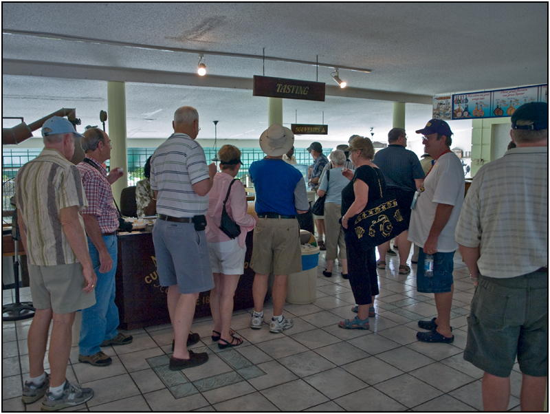 Tasting at the Senior & Company Distillery