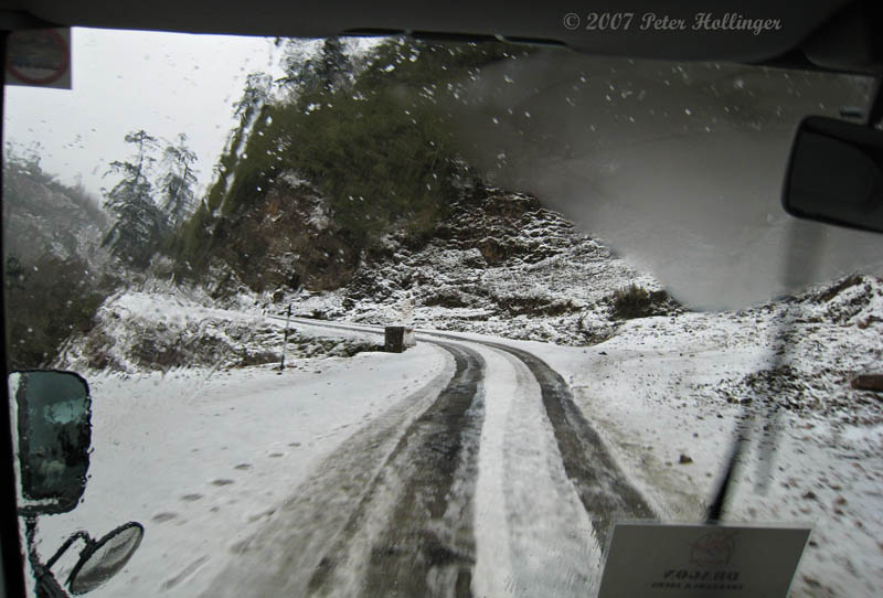 Spring Snowstorm in the Mountains