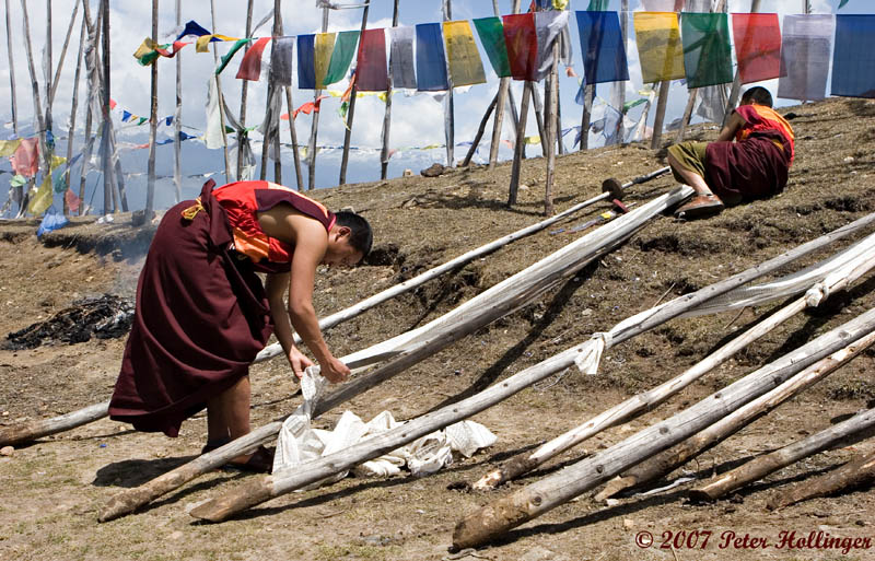 Replacing Prayer Flags