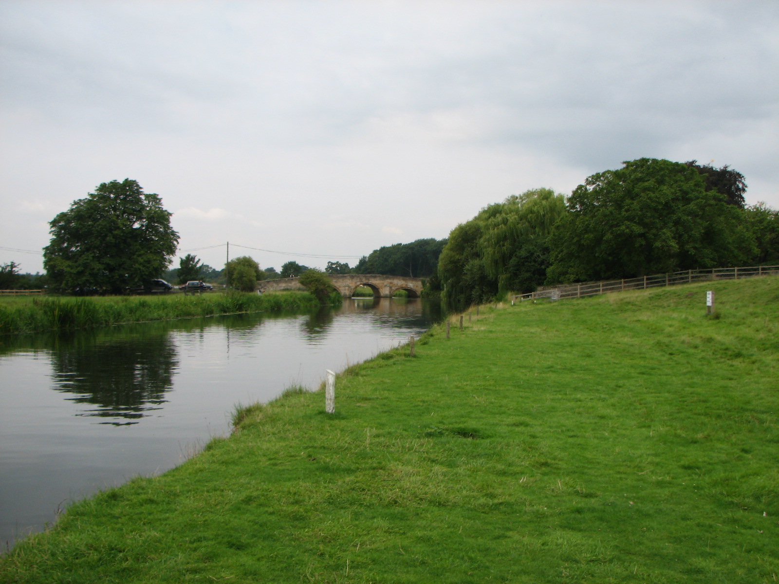 View of River Nene,  Fotheringhay