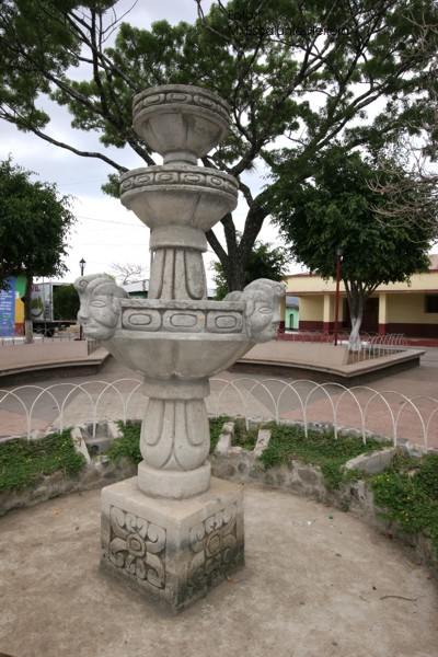 Fuente en el Parque Central