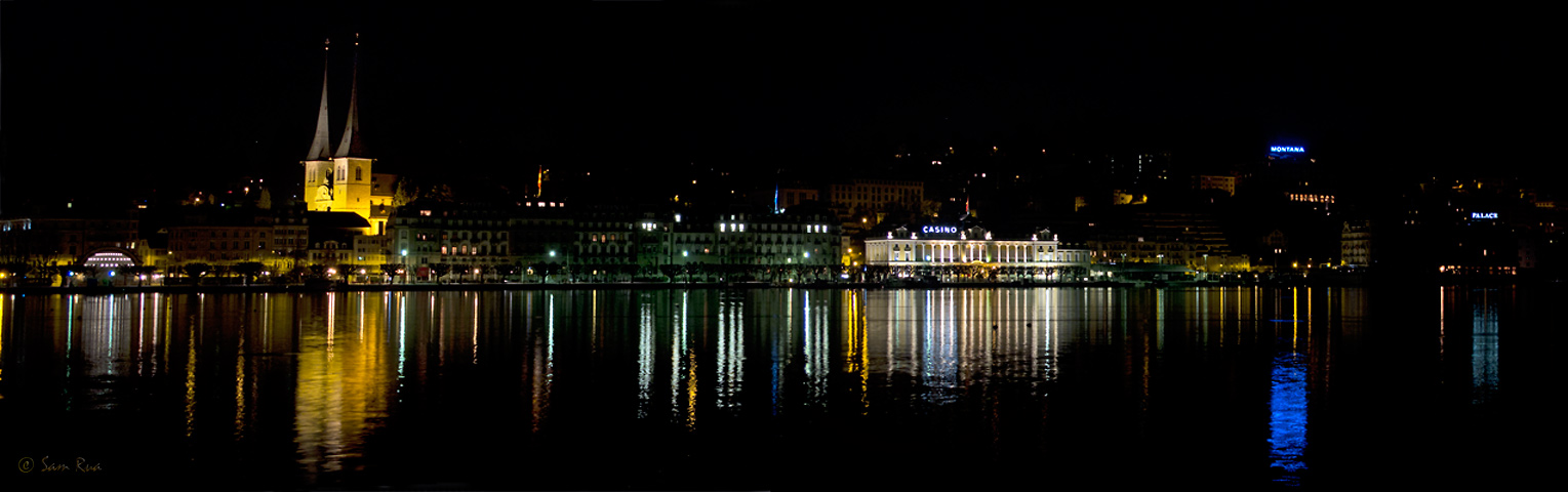 Lake Luzern Shoreline Panorama