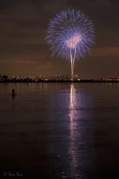 Sea World Fireworks Over Mission Bay