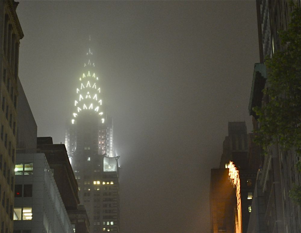 Chrysler Building At Night