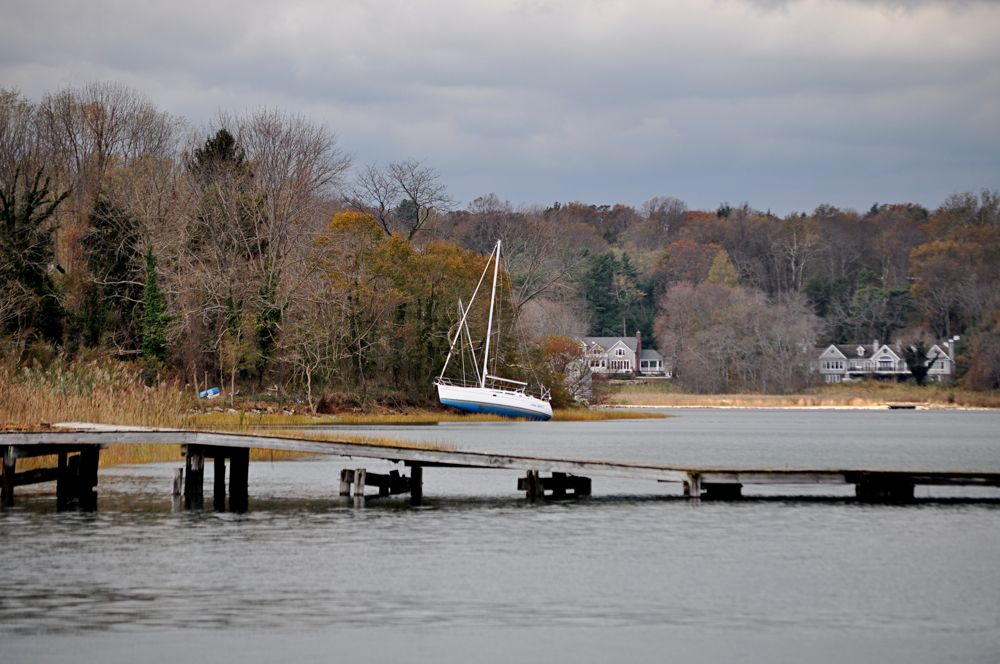 Sailboat Aground 