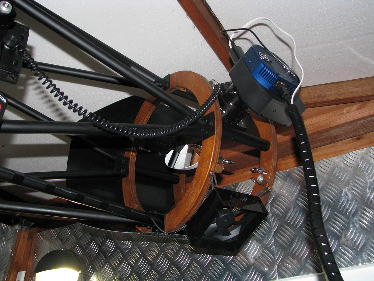 Mounted on the scope