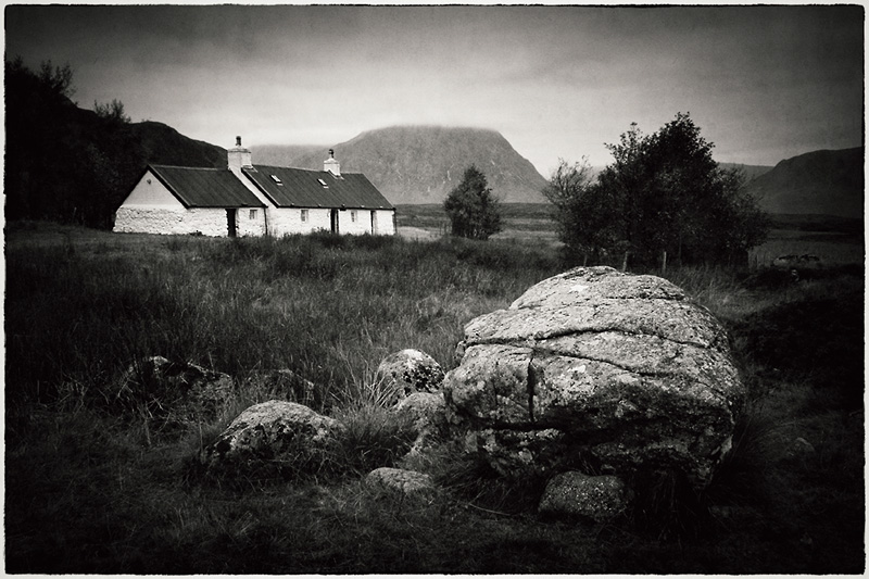 Black Rock Cottage Rannoch Moor.