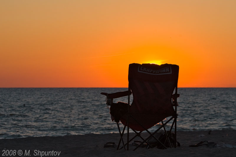 Sunset - Grand Bend. Lake Huron