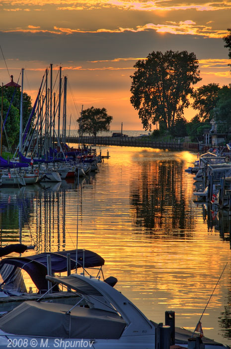 Harbor, Grand Bend, Ontario, Sunset