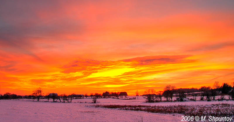 Winter Sunset