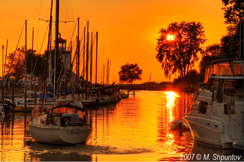Harbor Sunset, Grand Bend, Ontario