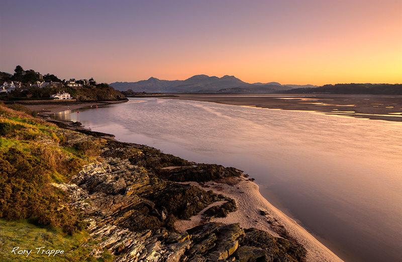 Porthmadog harbour entrance.