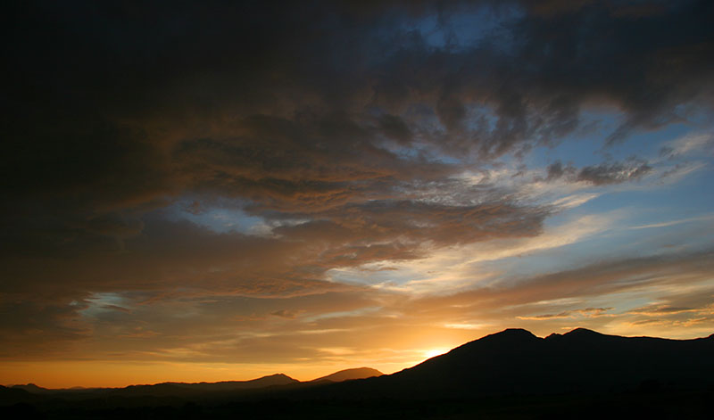 July sunset