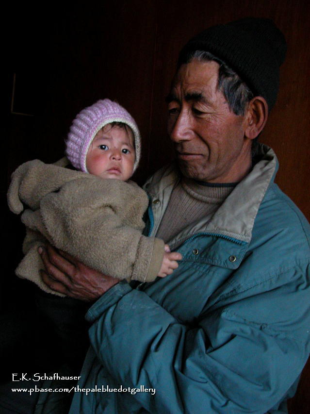 Great Grandfather and Great Granddaughter