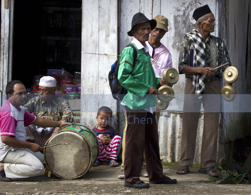 Traditional Minangkabau musicians