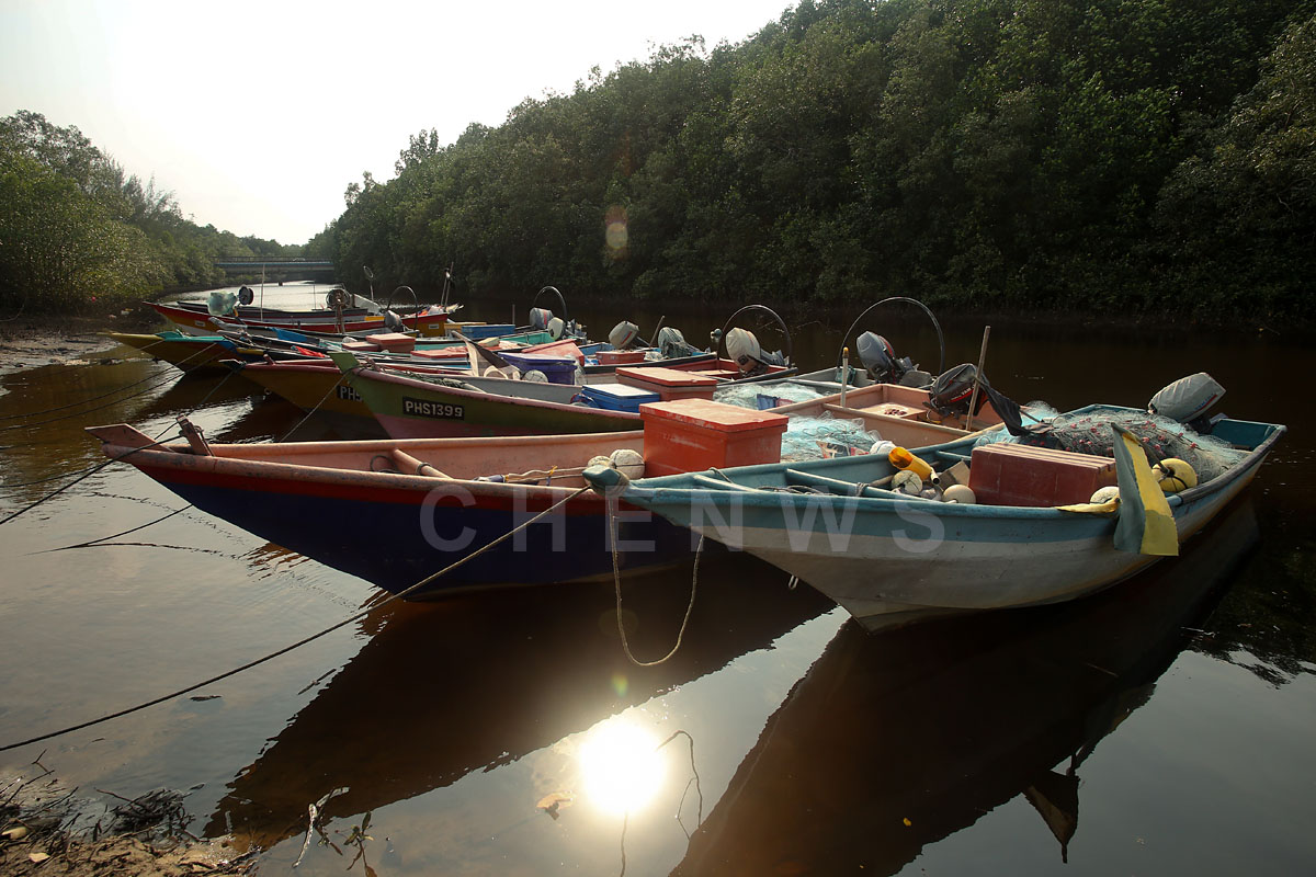 Fishermen boats, Kg Sungai Ular