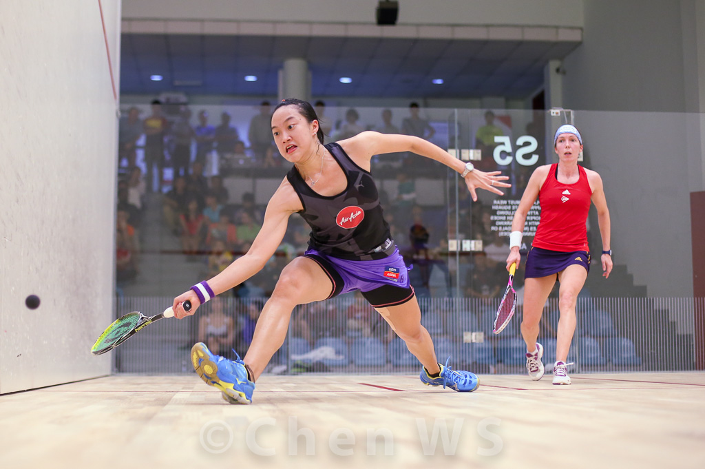 Low Wee Wern (Malaysia) v Madeline Perry  (Ireland) red/purple