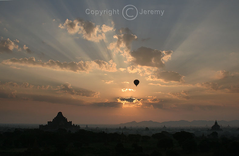 Magical Sunrise Over Bagan (Dec 06)
