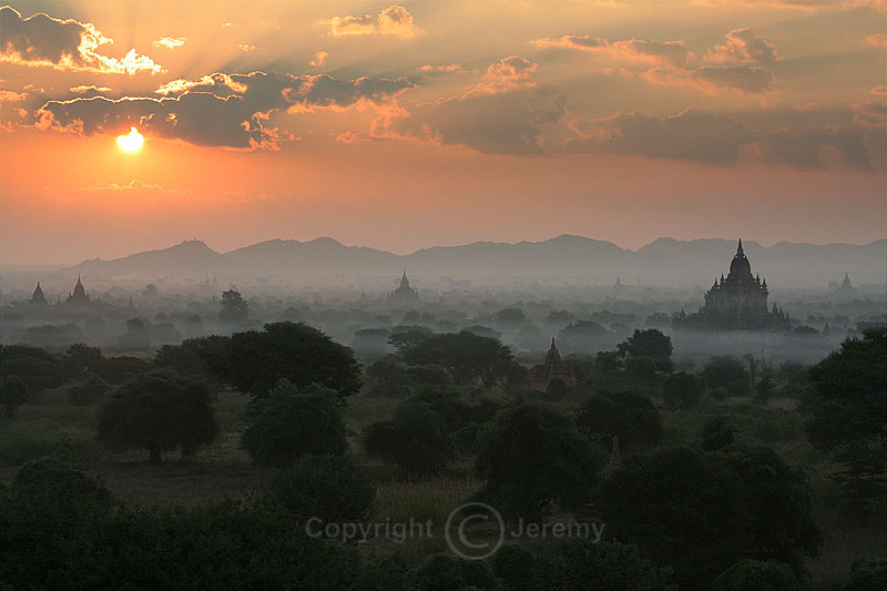 Magical Sunrise Over Bagan (Dec 06)