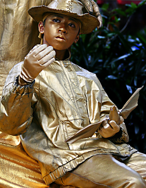 Mime Artist, Orchard Rd (Apr 07)