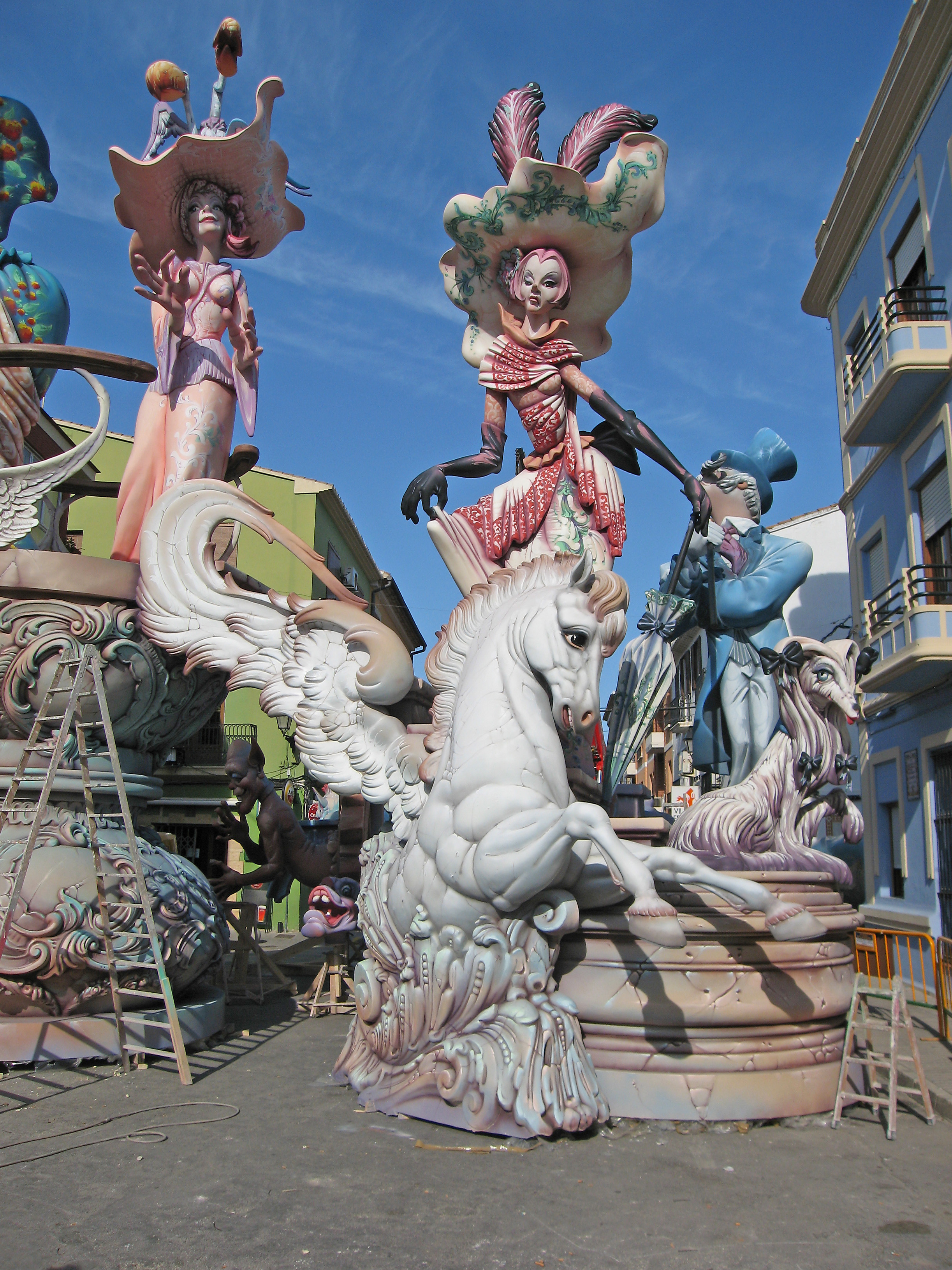 Fallas statues