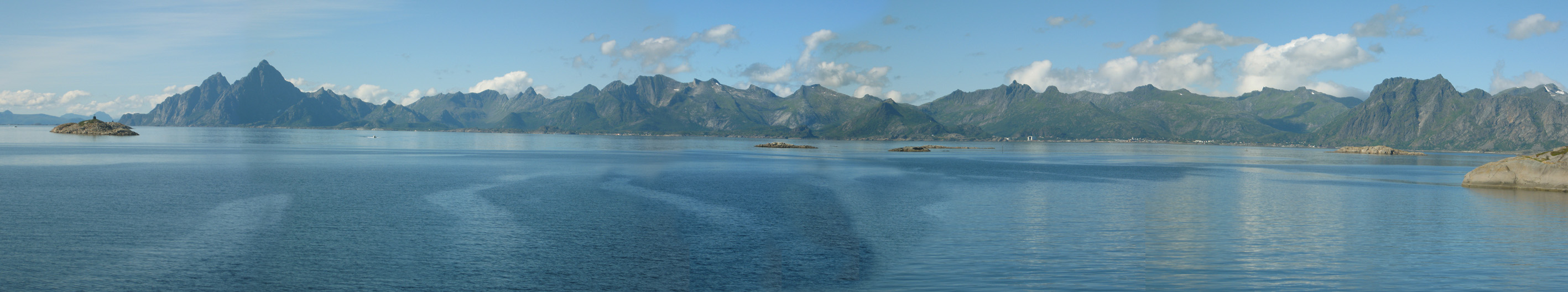 Lofoten from ferry