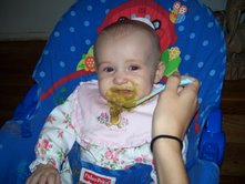 Eating peas is fun for the G-Unit