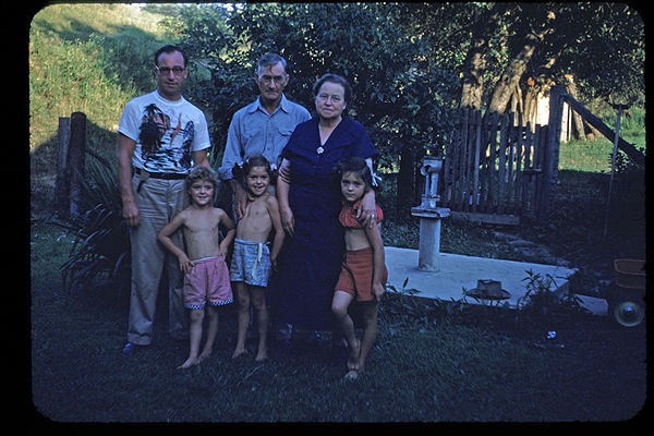 Dad and Parents with Sandy, Paula andLynne