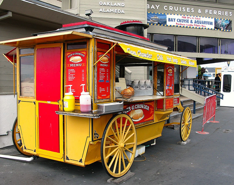 Clam chowder,bay cruises & ferries ... moved from Pier 41 to Pier 39 !