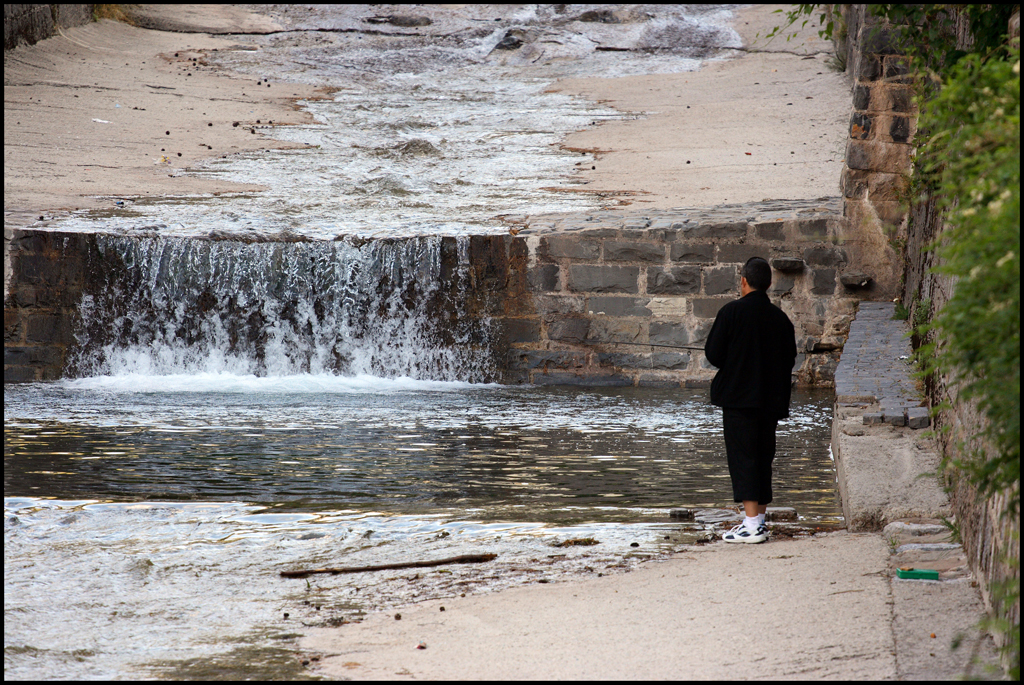 Pescando en Canfranc