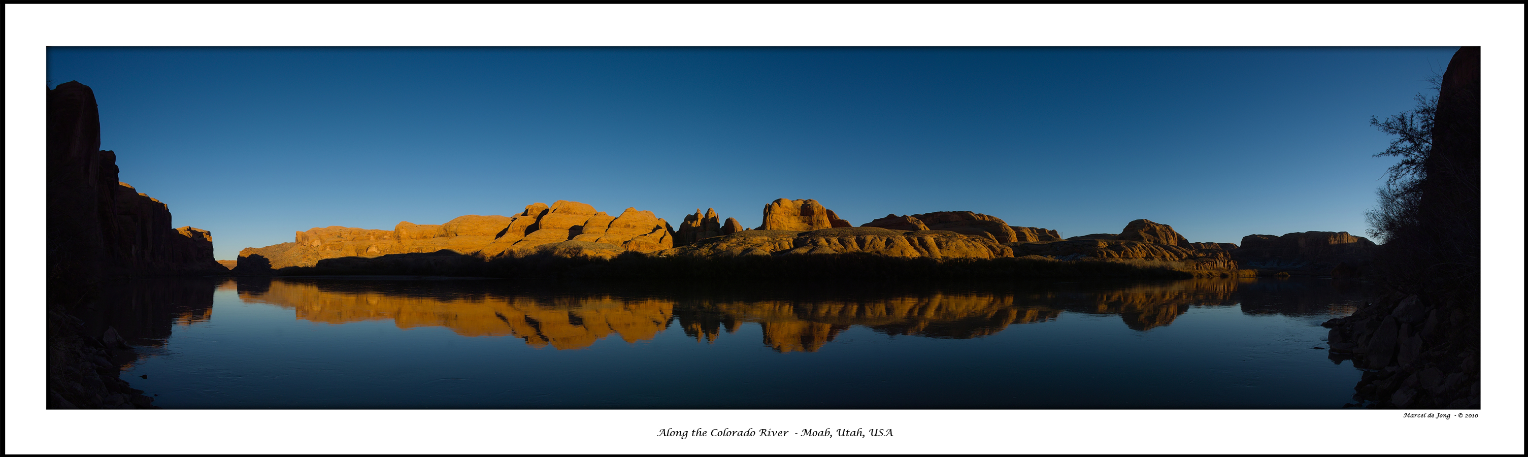 Colorado River sunset