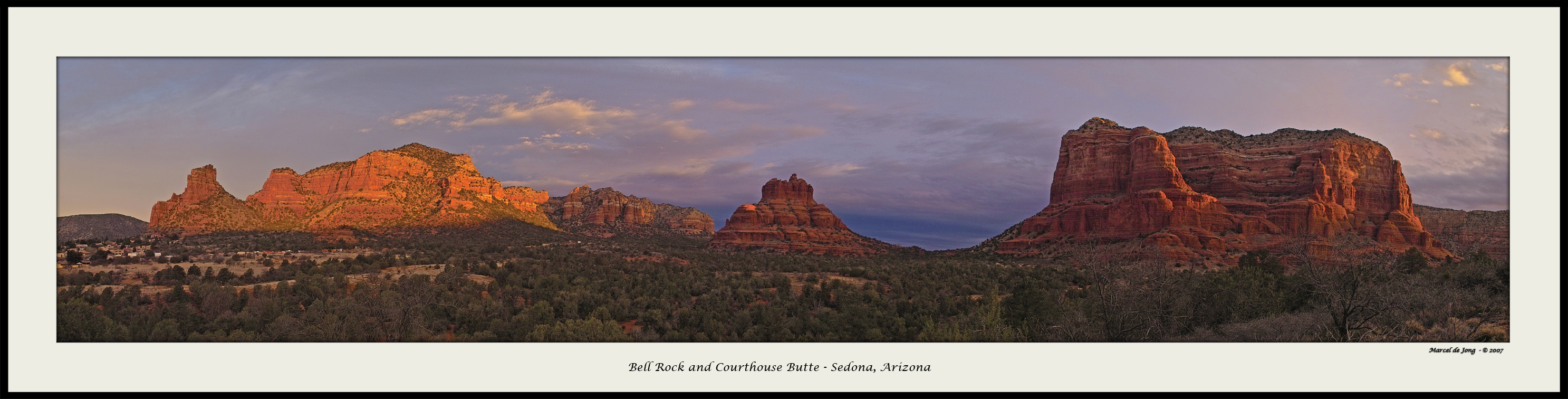 Bell Rock and Courthouse Butte