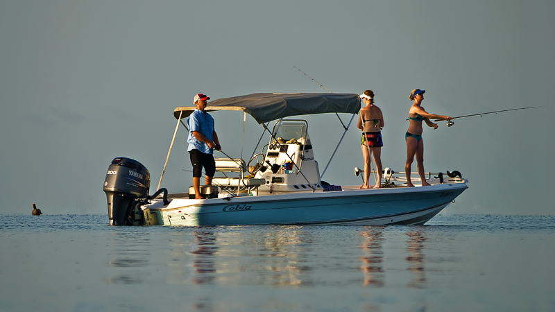 Anglers in Gasparillo Sound
