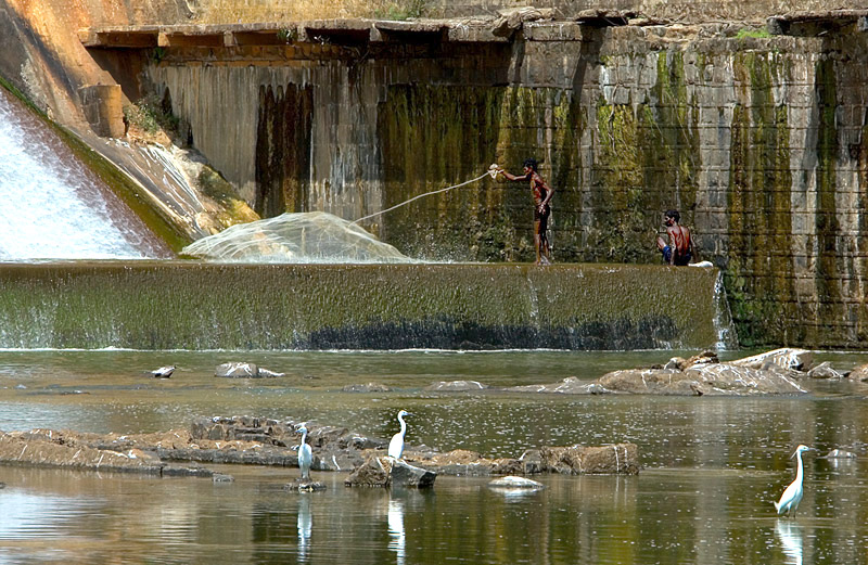 Fishing at the Dam