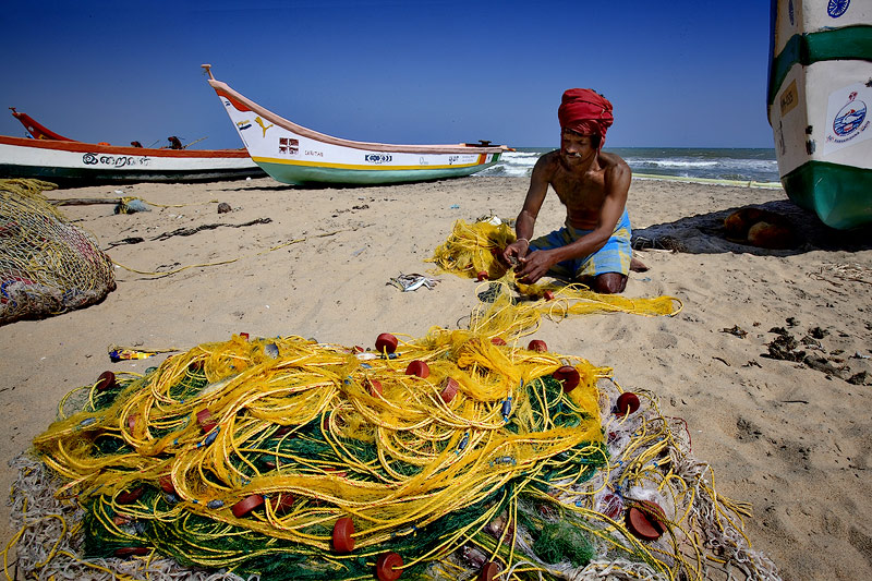 Cleaning the nets