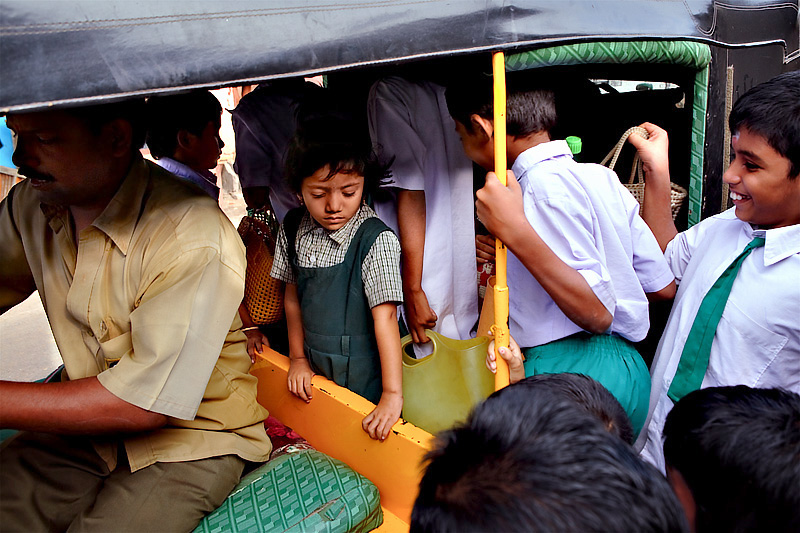 Going to school
